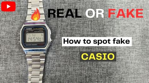 are there fake casio watches|how to check for casio watch.